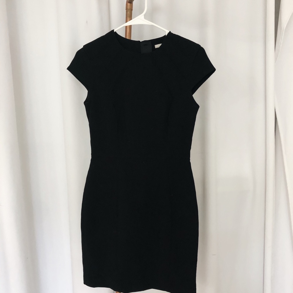 Black mini business dress for work